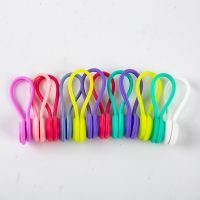 【cw】 Earphone Cord Winder Cable Holder Organizer Magnetic Headphone Wrap Ties ！