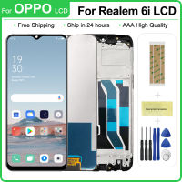 6.5 "; ใหม่สำหรับ realme 6I จอแสดงผล LCD เปลี่ยนหน้าจอสัมผัส Digitizer, สำหรับ Realme6i RMX2040จอแสดงผล, ที่มีเฟรม