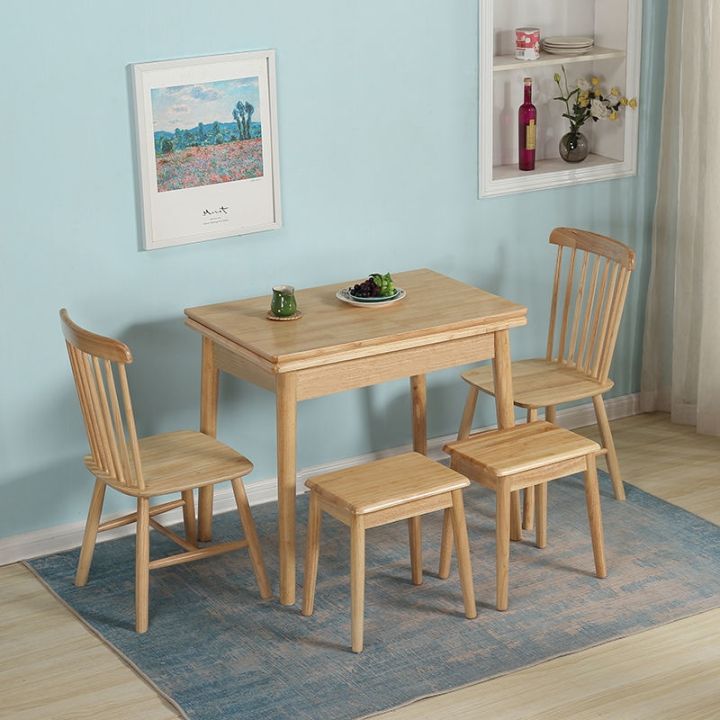 cod-simple-solid-foldable-dining-telescopic-and-chair-combination-home-apartment-multi-functional-meal