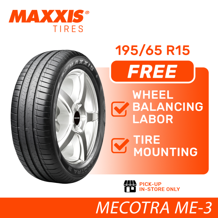 [E-VOUCHER] Maxxis 195/65 R15 [MECOTRA ME-3] | Lazada PH