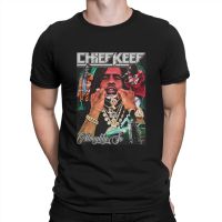 MenS T-Shirt Chief Keef Copy Cool Cotton Tee Shirt Short Sleeve American Rapper T Shirt Round Neck Tops Party