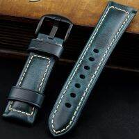 Handmade royal blue cowhide strap suitable for Citizen Blue Angel AT8020 second generation 20MM 22MM 23MM 【JYUE】