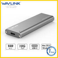 Wavlink USB C Gen 2 10Gbps M.2 SSD B คีย์อะแดปเตอร์ภายนอก (รวมทั้ง USB C และ USB 3.0สาย) ออกแบบอลูมิเนียม SuperSpeed NGFF ฮาร์ดดิสก์ซาต้า-[เข้ากันได้กับ Thunderbolt 3]