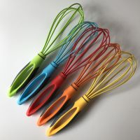 ▽❉ Hand Egg Mixer Silicone Balloon Whisk Milk Cream Frother Kitchen Utensils for Blending Stirring Egg Separator