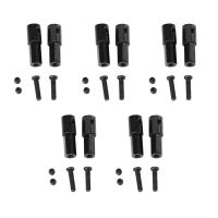 10Pcs Metal Rear Axle Shaft Adapter Accessories for WPL D12 C14 C24 C34 B24 B36 MN D90 D91 MN99S RC Car Parts