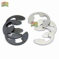 ☫■○ 10-100pcs E Clip Circlip Washer 304 Stainless Steel m1.2 m1.5 m2 m2.5 m3 m4 m5 m6 m12 m15 External Retaining Ring Carbon Steel