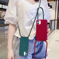 FDD Crossbody Tali Bahu เคสโทรศัพท์มีสายคล้องสำหรับ Samsung Galaxy A73 A53 A33 A13 A12 A22 A32 A51 A71ซิลิโคนนิ่มกรอบกันกระแทก