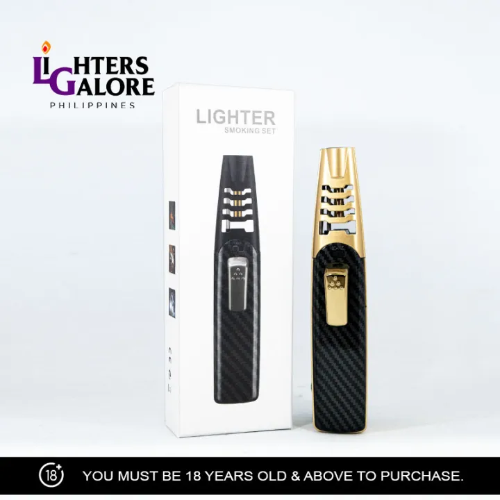 Lighters Galore PROFESSIONAL TORCH 7 (6.89 INCHES HEIGHT, DARK GRAY