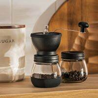 Manual Coffee Grinder Set Adjustable Ceramic Burr Mill Hand Crank Household Crusher Coffee Bean Tools