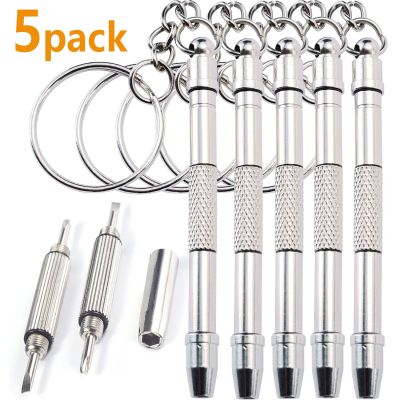 【jw】❉◕✑  3 In 1 Eyeglass Screwdrivers Repair with Keychain Glasses Screwdriver Recision Screw Driver Tools Accessories