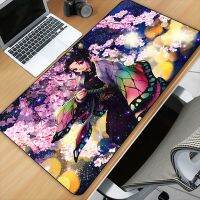 Demon Killer Mouse Pad อนิเมะ Cool HD Printing อุปกรณ์เกม คอมพิวเตอร์คีย์บอร์ดขอบล็อค แผ่นรองเมาส์ขนาดใหญ่