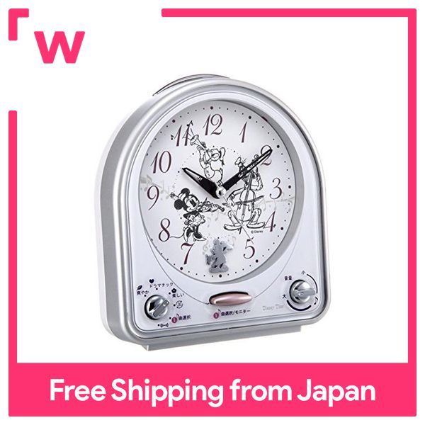 SEIKO CLOCK Disney Melody Alarm Clock (Silver) FD464S | Lazada