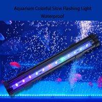 【LZ】☈☏  Impermeável LED Aquarium Light Iluminação do tanque de peixes Lâmpada subaquática Decoração de aquários Luzes da planta 1W 2W 100-240V