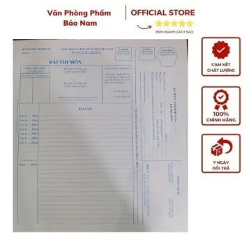 Giấy Thi Cấp 2 Giá Tốt T09/2023 | Mua tại Lazada.vn Giấy Thi Cấp 2 Giá Tốt T09/2023 | Mua Tại Lazada.Vn