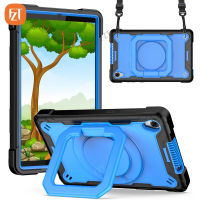 FZT Casing Tablet สำหรับ Lenovo แท็บ M8 (HD) 8.0 "2019/TB-8505X 8505F 8505FS 8705F TB-8705N TPU อ่อน + PC 2 In 1ปกในตัวคลิปหนีบสายเคเบิลและปลอกกันกระแทกกระเป๋าสายยาวสะพายไหล่