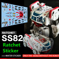 ชุดอัพเกรดสติกเกอร์น้ำเย็นมากสำหรับการเปลี่ยนแปลง SS82 Ratchet Action Figure อุปกรณ์เสริม