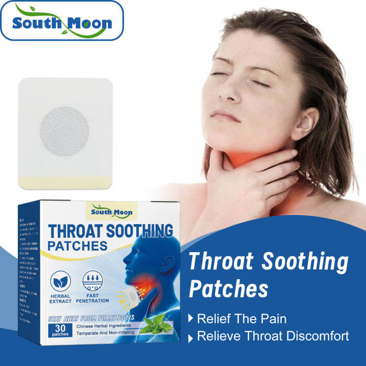 South Moon Throat Soothing Patches Sore Throat Anti Inflammation