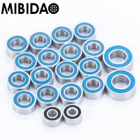 MIBIDAO 20Pcs Metal Sealed Bearing Set for Axial SCX24 Deadbolt Chevrolet Wrangler Gladiator Bronco 1/24 RC Crawler Car Model