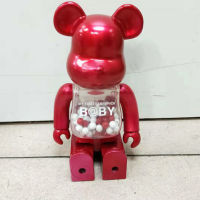 400% Bearbrick รุนแรงหมี6สีพันฤดูใบไม้ร่วงหมี Mua หมีเครื่องประดับคอลเลกชันทำมือตุ๊กตารุ่น