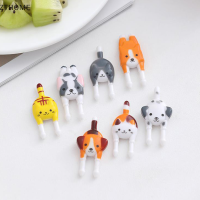 ZTHOME 7pcs น่ารักมินิสัตว์การ์ตูนผลไม้ส้อมอาหารกลางวัน Bento Accessories PARTY Decor