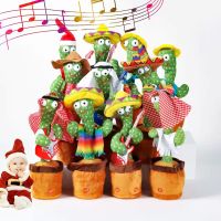 【LZ】✓□☾  Dancing Cactus Electron Plush Toy Soft Plushies Doll Baby Cactus That Can Sing And Dance Voice Interactive Bled Birthday Present