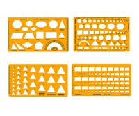 ISOMARS Drawing Templates รวมแผ่นเพลท ไม้บรรทัด เหมาะสำหรับ / งานเขียนแบบ /ออกแบบ / นักเรียน / ทุกสาขาอาชีพ