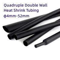 1m/2m Quadruple Double Wall Heat Shrink Tubing φ4mm-52mm Environmentally Friendly Insulation Heat Shrinkable Tube Sleeve Electrical Circuitry Parts