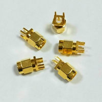 RF SMA male plug solder for PCB clip edge mount connector adapter Electrical Connectors