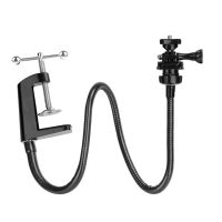 Camera Bracket with Enhanced Desk Jaw Clamp Flexible Gooseneck Stand for Webcam Brio 4K C925e C922x C922 C930e C930 C920 D08 20