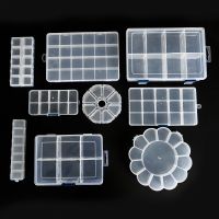 Transparent Plastic Jewelry Organizer Storage Container Beads Earring Organizer Holder For Jewelry Box Adjustable Case