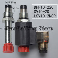 2ตำแหน่ง2วิธีปกติปิด DHF10-220โซลินอยด์วาล์วตลับเกลียววาล์วไฮดรอลิก SV10-20 LSV10-2NCP DC12V AC220V