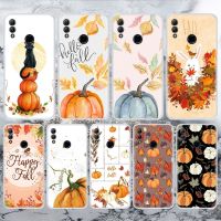 Nana Ko Electron】เคสโทรศัพท์นิ่มลายฟักทอง,สำหรับ Huawei Honor 10 Lite 9 8A 8X 8S 9X Pro Smart Z Y5 Y6 Y7 Y9S 2019 20I ปลอก50 Ca