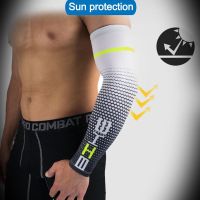 Sport Arm Sleeve UV Protection Armguards Quick Dry Elbow Support Fitness Running Arm Cover Elbow Pad Cycling Arm Warmers