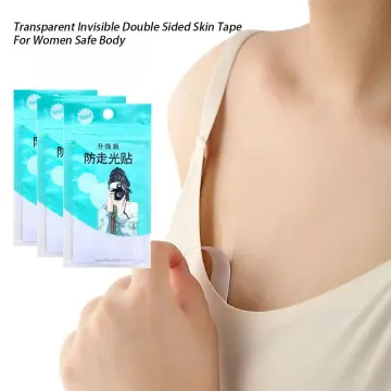 Transparent Double Sided Adhesive Safe Body Boob Push Up Tape Clothing  Clear Boobtape Bra Anti-Exposure