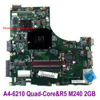 มาเธอร์บอร์ด NBMNQ11003 A4-6210สำหรับ Acer Aspire E5-421g DA0ZQNMB6D0