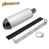 Motorcycle Muffler Silencer Exhaust Pipe Universal Dirt Pitbike 125cc 150cc Motorbike 28mm ATV Scooter Moped Motorbike Motocross