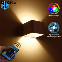 LITAKE โคมไฟแบ็คดรอปเป่าลม Led RGB 3W ในร่ม,ไฟกลางคืนทรงลูกบาศก์ข้างเตียงนอนโคมไฟตกแต่งโรงแรมสไตล์โมเดิร์นเรียบง่าย