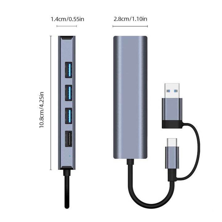 usb-อะแดปเตอร์อีเทอร์เน็ต1000-100mbps-usb3-0ฮับ-rj45-lan-สำหรับแล็ปท็อป-pc-กล่อง-mi-macbook-windows-การ์ดเน็ตเวิร์กฮับ-usb-c