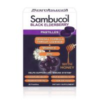 ?Ready to Ship? Sambucol Black Elderberry Pastilles Original Formula Throat Lozenge  Import 100% Guarantee!