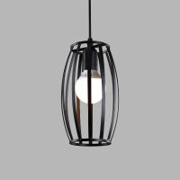 Industrial Pendant Light Iron cage Hanging Lamp E27 Bulb Base, Adjustable Pendant Lamp for Home Lighting in Kitchen, Dining Room