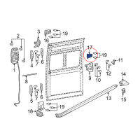 ป้องกันการสึกหรอบานเลื่อนประตู68226102AA โครงสร้างแข็งแรงงานฝีมือชั้นดีบานพับลูกกลิ้งลดเสียงรบกวนสำหรับ PROMASTER 1500 2500 3500