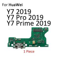 【✆New✆】 gefeng แท่นชาร์จปลั๊กชาร์จพอร์ต Usb บอร์ดไมโครโฟน Mic Flex Cable สำหรับ Huawei Y9 Y7 Y6 Pro Y5 Lite Prime Gr5 2017 2018 2019