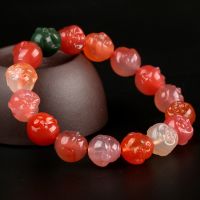 [COD] Yanyuan Agate Carved Maitreya Wenwan Jewelry