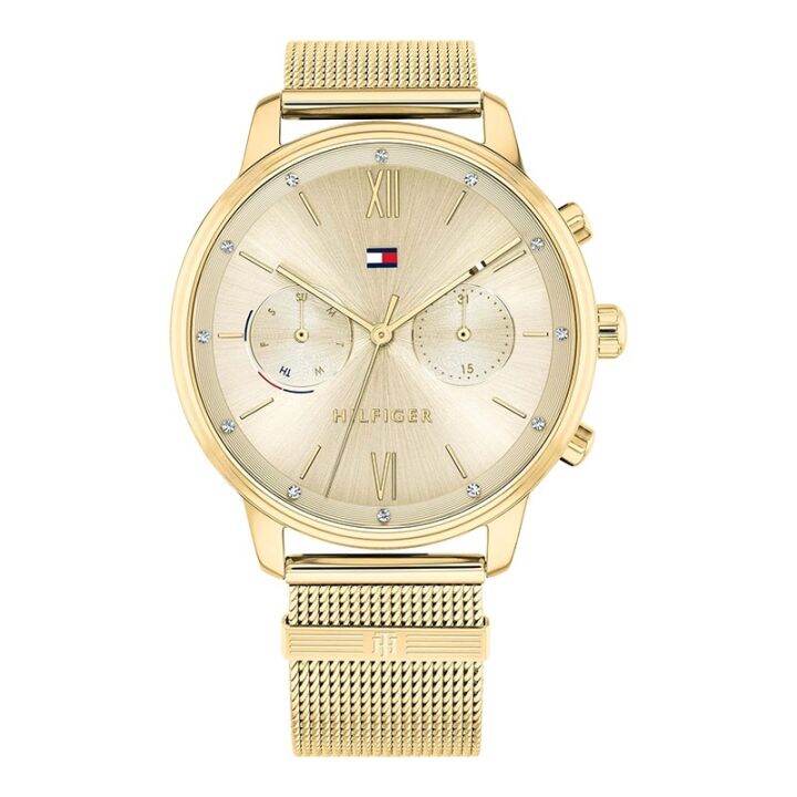 Jam Tangan Wanita Tommy Hilfiger Blake 1782302 Gold Dial Gold