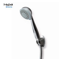 I-SPA  ชุดฝักบัว หัวปรับได้ 4 ระดับ พร้อมขอแขวน และสายฝักบัว รุ่น AST (BD-SS-SW002S) สีเงิน