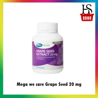 Mega we care Grape Seed 20 mg 60 เม็ด