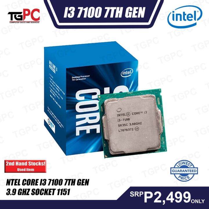 Hot TbqPbWaL Processor - Intel Core i3 7100 7th gen 3.9 ghz socket 1151 ...