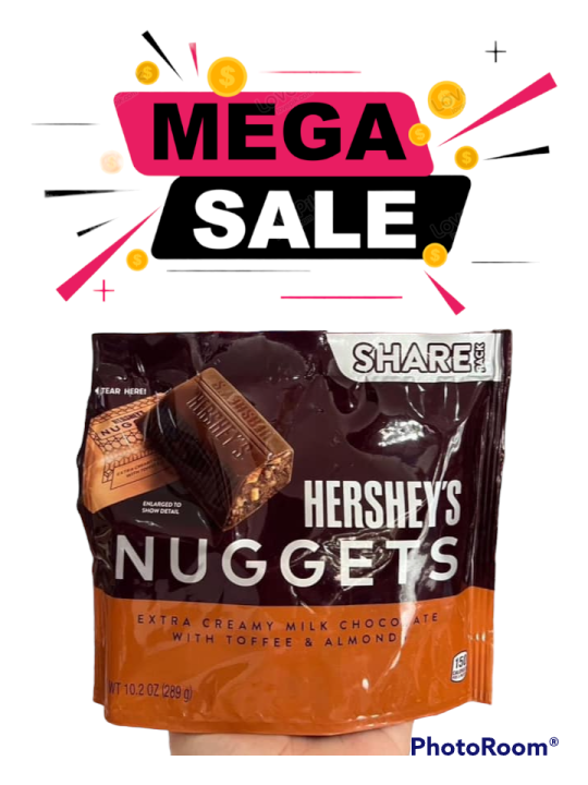 Hershey's Nuggets Toffee Almond Share Pack Chocolates 10.2oz (289g