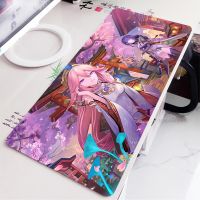 Large Mouse Pad Genshin Impact Mousepad Keyboard For Computers Gaming Mouse Mat Natural Rubber Notebook Office Carpet XXL Pads