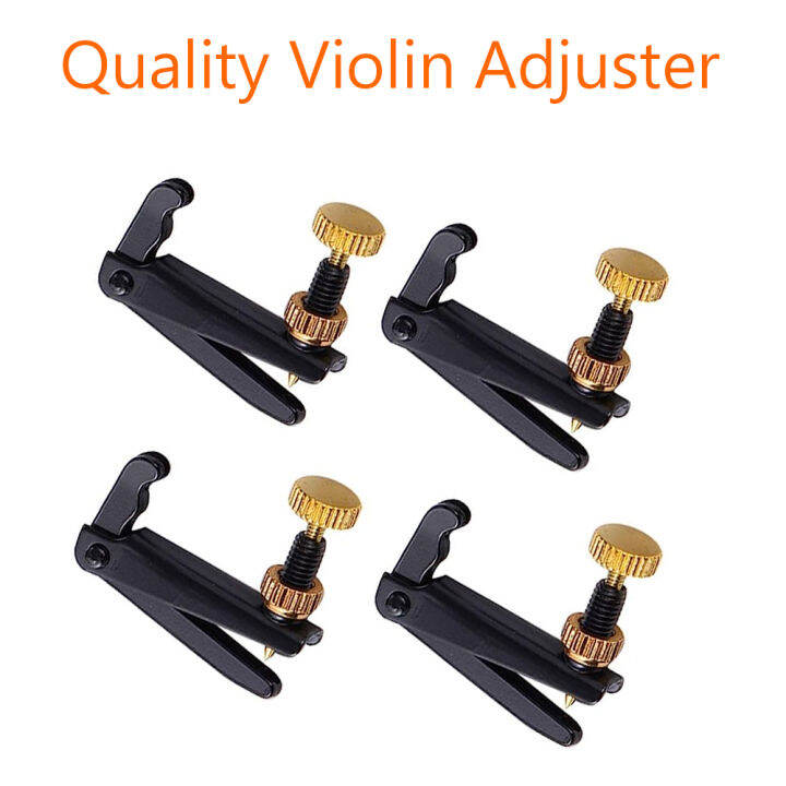 Violin Tuner Tuner 4Pcs String Adjuster Professional Violin Fine Tuner ...